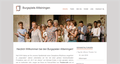Desktop Screenshot of burgspiele-altleiningen.de